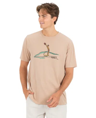 Hurley Men's Regular-fit Crewneck T-shirt In Neutral