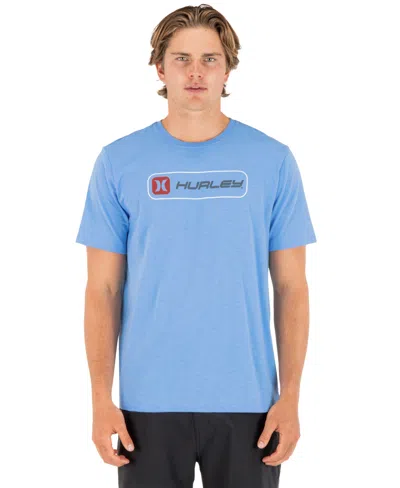 Hurley Men's Regular-fit Short-sleeve T-shirt In Blue