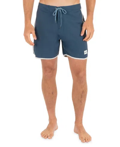 Hurley Men's Regular-fit Swim Shorts In Gray