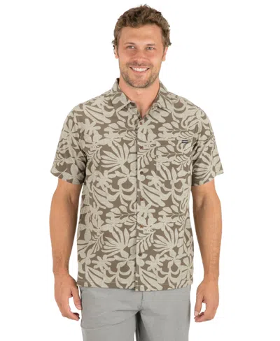 Hurley Men's Relaxed-fit Point Collared Shirt In Black