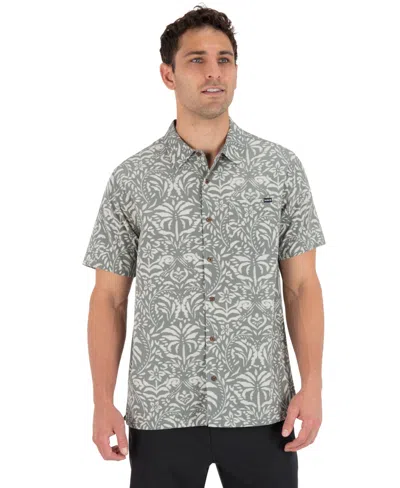 Hurley Men's Relaxed-fit Point Collared Shirt In Great White