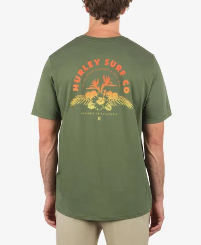 Hurley Men's Resort Livin Short Sleeve T-shirt In Malverde