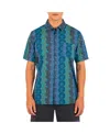 Hurley Rincon Floral Short Sleeve Button-up Shirt In Abyss 2