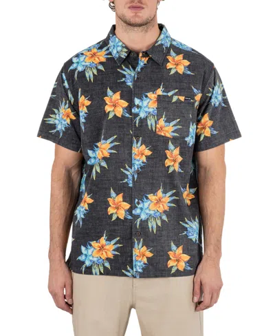 Hurley Men's Rincon Short Sleeve Shirt In Black