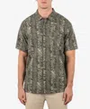 Hurley Men's Rincon Short Sleeve Shirt In Cargo
