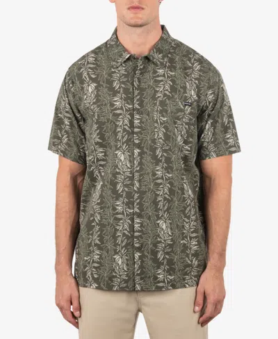 Hurley Men's Rincon Short Sleeve Shirt In Cargo