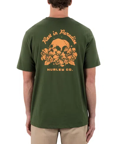 Hurley Men's Rip Short Sleeve T-shirt In Green