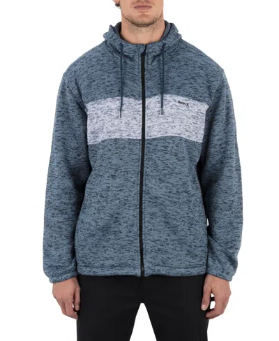 Hurley Men's Saddleback Full-zip Hoodie In Blue