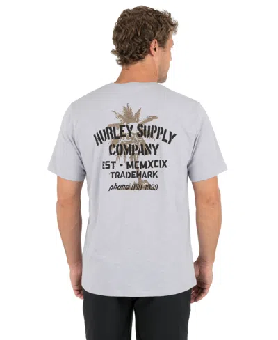 Hurley Men's Shape Shack Slub Short-sleeve T-shirt In Blue