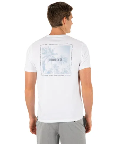 Hurley Men's Short-sleeve Crewneck T-shirt In White