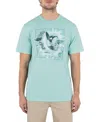 Hurley Men's Slash Short Sleeve T-shirt In Blue