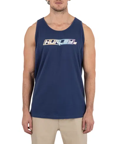 Hurley Men's Sonic Tank Top In Blue