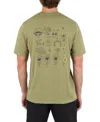 Hurley Men's Stipple Short Sleeve T-shirt In Green