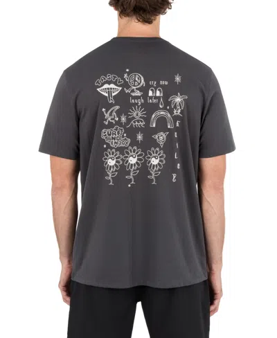 Hurley Men's Stipple Short Sleeve T-shirt In Black