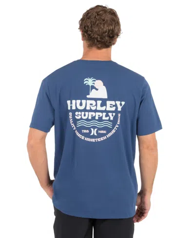 Hurley Men's Sunsets Short-sleeve T-shirt In Blue