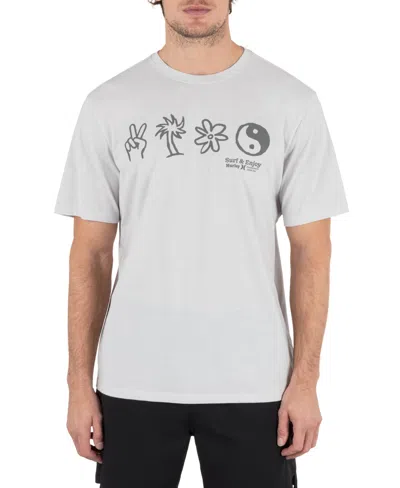 Hurley Men's Three Days Short Sleeve T-shirt In Gray