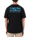 Hurley Men's Throwback Fill Short Sleeve T-shirt In Black