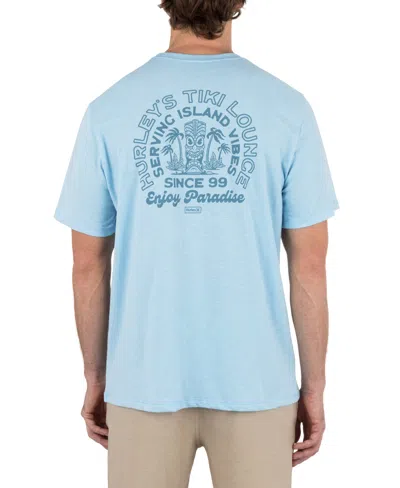 Hurley Men's Tiki Slub Short Sleeve T-shirt In Blue
