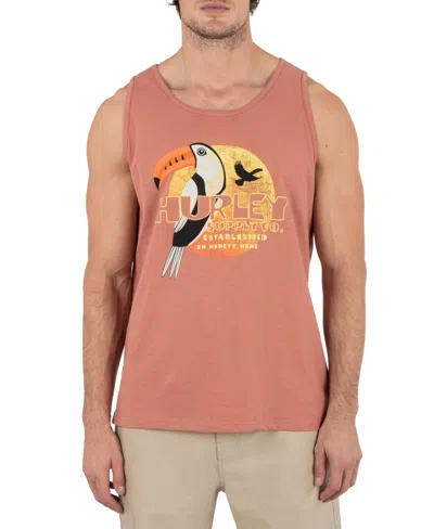 Hurley Men's Toucan Do It Tank T-shirt In Brown