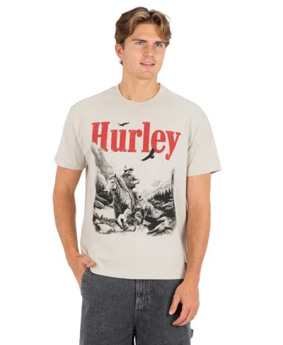 Hurley Men's Trail Runner Short-sleeve T-shirt In Neutral