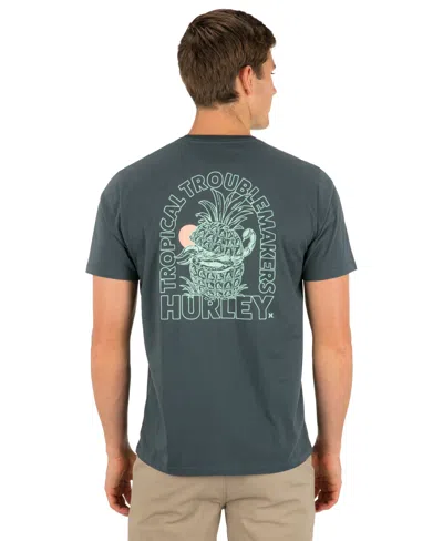 Hurley Men's Tropical Troublemakers Graphic Short-sleeve T-shirt In Green