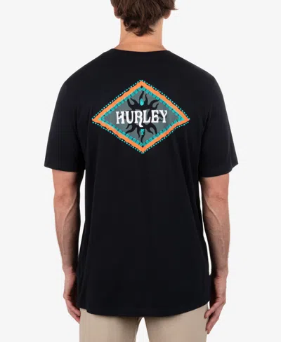 Hurley Men's Tropics Short Sleeve T-shirt In Black