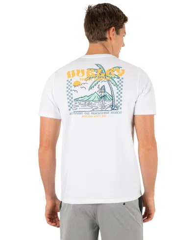 Hurley Men's Vacation Ready Short-sleeve T-shirt In White