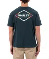 Hurley Men's Velocity Short Sleeve T-shirt In Blue