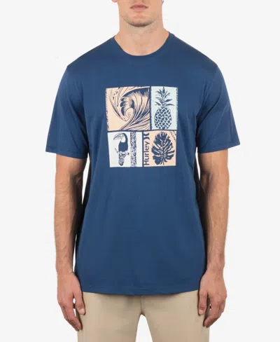 Hurley Men's Vibes Short Sleeve T-shirt In Abyss
