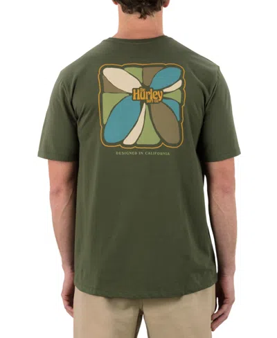 Hurley Men's Visions Short Sleeve T-shirt In Green