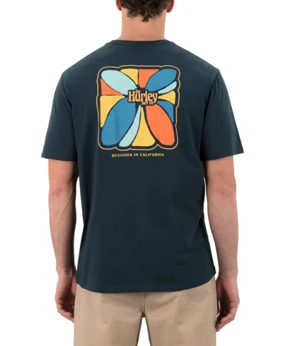 Hurley Men's Visions Short Sleeve T-shirt In Blue