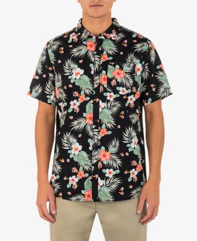 Hurley Men's Wedge Short Sleeve Button-up Shirt In Multi