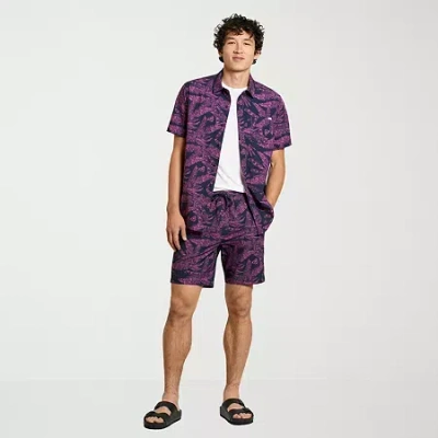 Hurley Mens 7 1/2" Pull-on Short In Purple