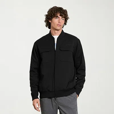 Hurley Mens Bomber Jacket In Black