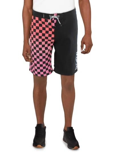 Hurley Mens Colorblock Logo Casual Shorts In Multi