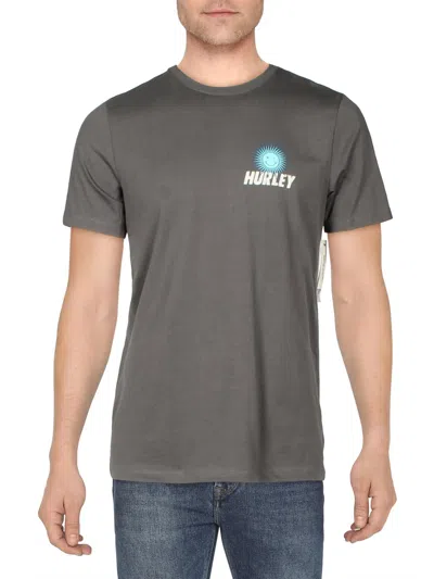 Hurley Mens Graphic Logo T-shirt In Multi
