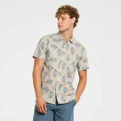 Hurley Mens Regular Fit Button-down Shirt In Neutral