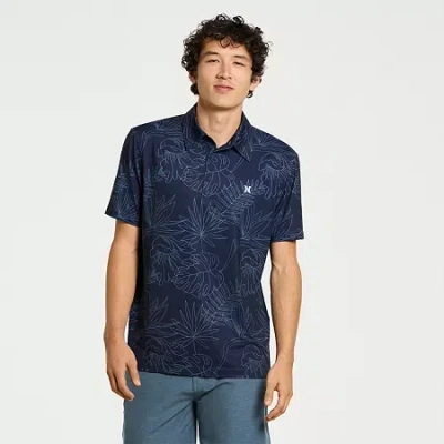Hurley Mens Regular Fit Polo Shirt In Blue