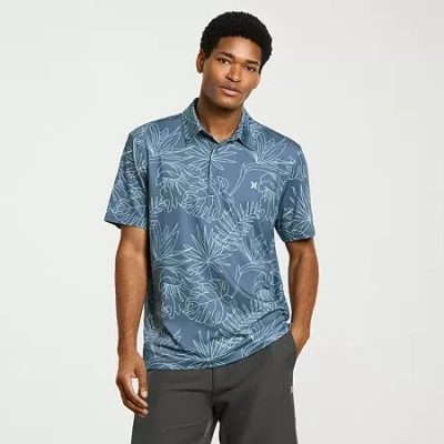 Hurley Mens Regular Fit Polo Shirt In Blue