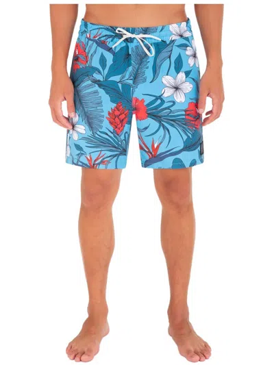 Hurley Mens Tropical Shorts Swim Trunks In Multi