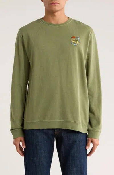 Hurley Naturals Crewneck Sweatshirt In Green