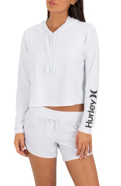 Hurley Oao Crop Cover-up Hoodie In Multi