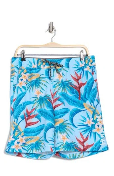 Hurley Oaxaca Volley Swim Shorts In Blue