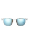 Hurley Ogs 57mm Polarized Square Sunglasses In White