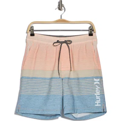Hurley Ombre Volley Swim Shorts In Blue