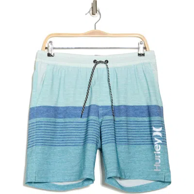 Hurley Ombré Volley Swim Shorts In Blue