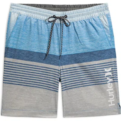 Hurley Ombré Volley Swim Shorts In Gray