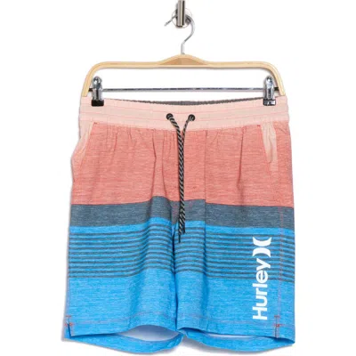 Hurley Ombré Volley Swim Shorts In Blue