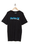 Hurley One & Only Gradient T-shirt In Black