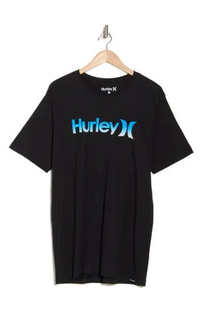 Hurley One & Only Gradient T-shirt In Black
